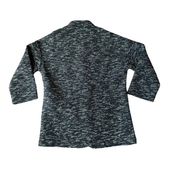 NWT Anthropologie Elevenses Black Motif Minka one button pockets Jacket medium - Picture 4 of 16